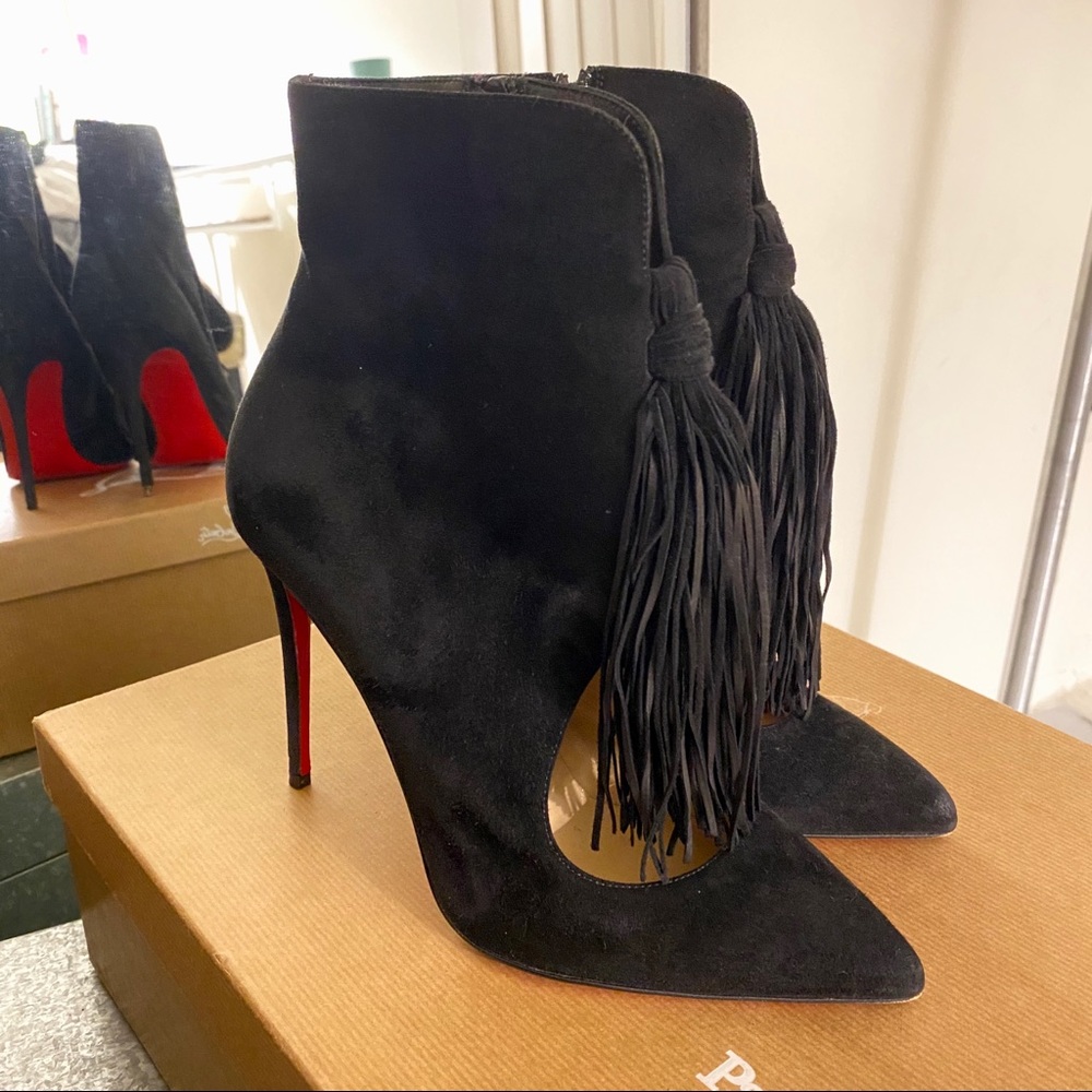 Christian Louboutin Ottocarl Fringe Bootie